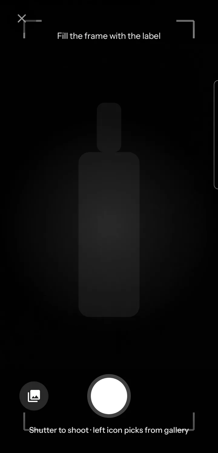 The capture screen